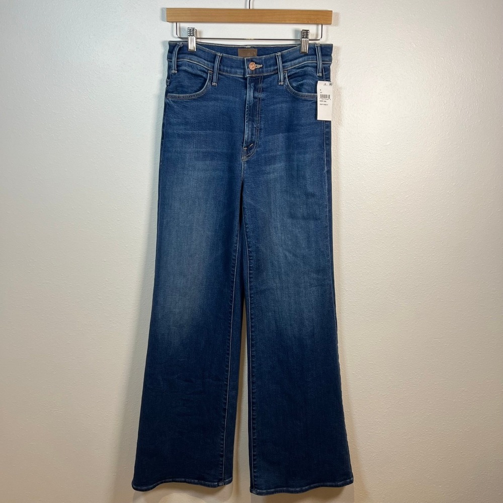 MOTHER Wide Leg Jeans The Hustler Roller Sneak in Easy Does It Size 29 NWT